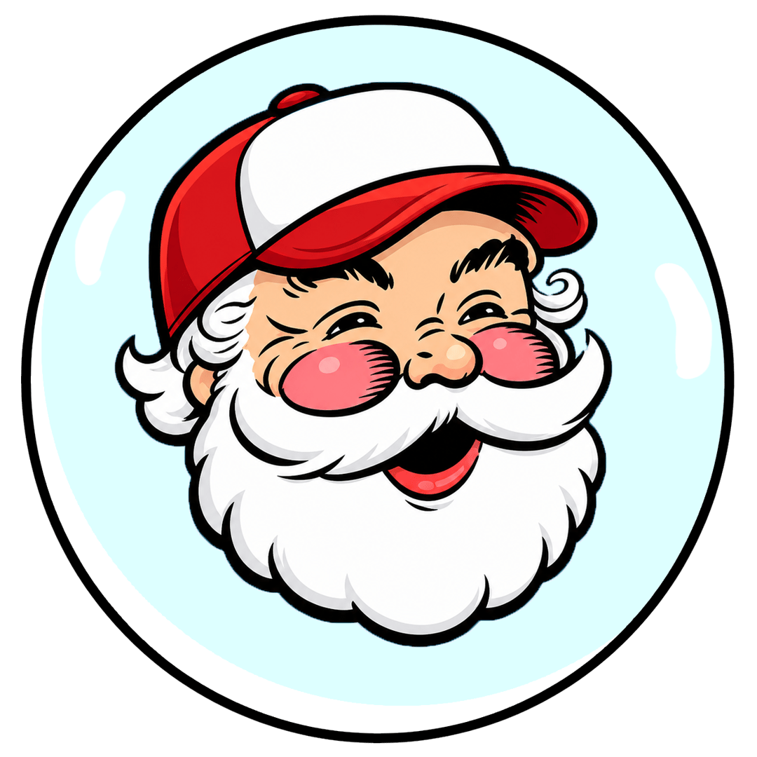 Jolly Junk Co. smiling Santa mascot